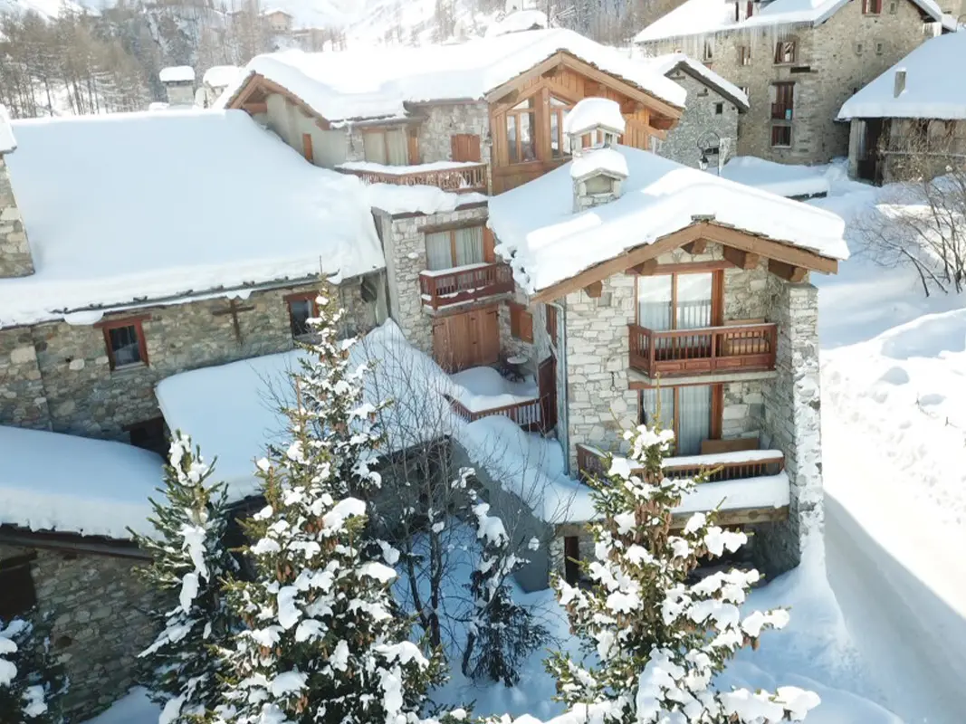 Extérieur hiver chalet Barmaz_Val d'Isère