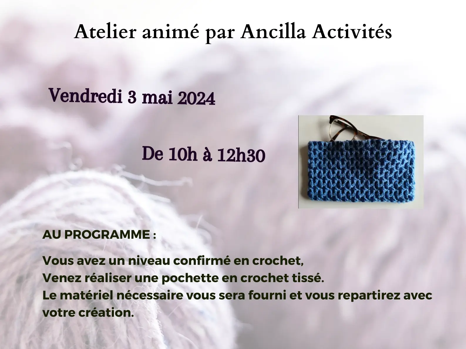 Atelier crochet, le Petit Randonneur