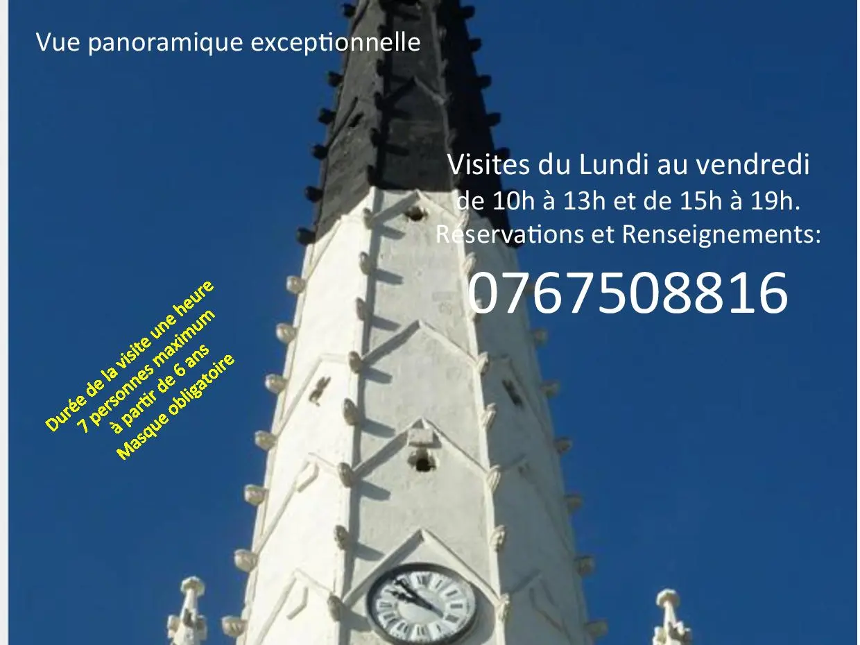 Affiche de la visite du clocher