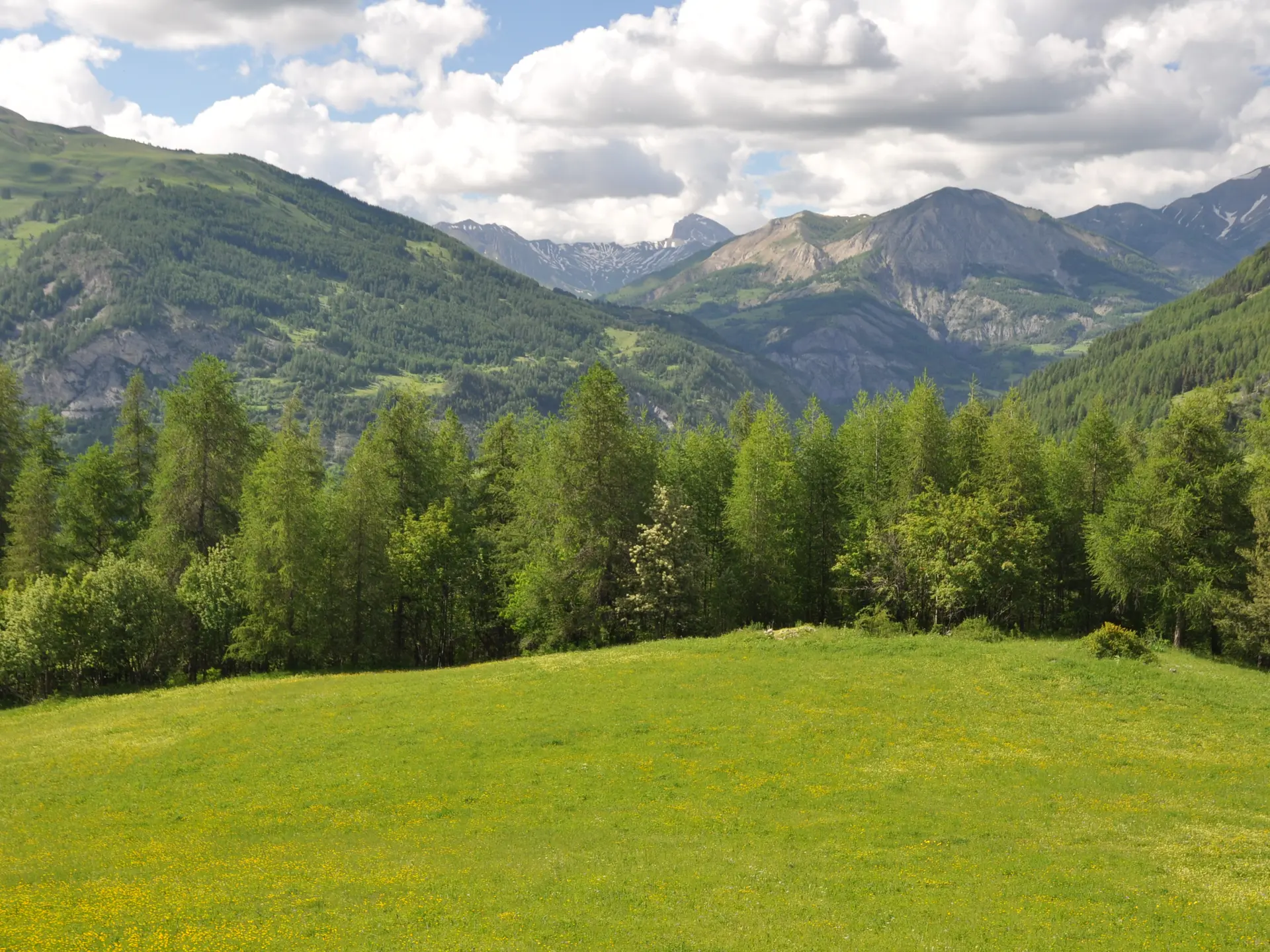 Vue depuis le chalet de Ratery