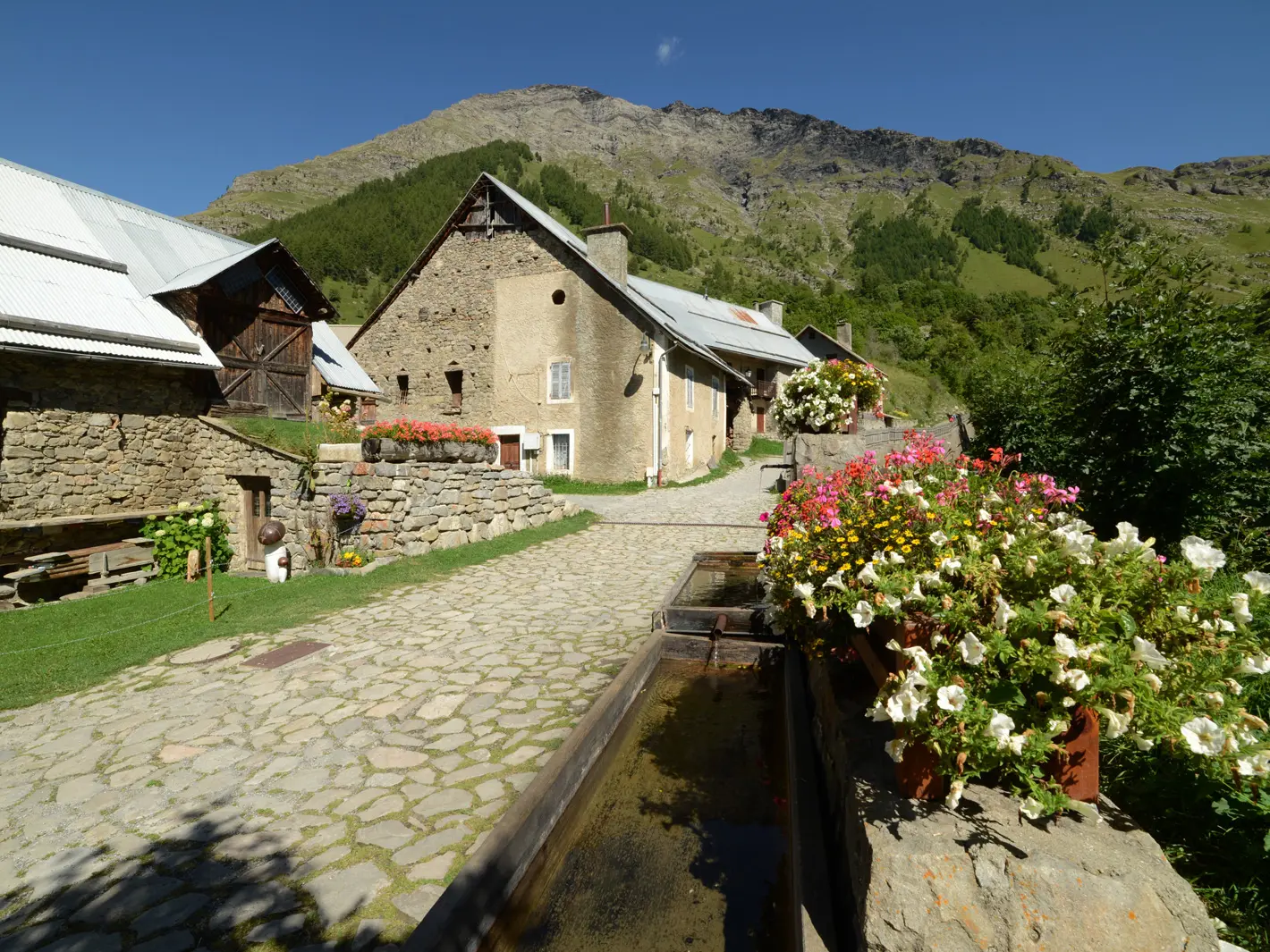 The village of Prapic in summer