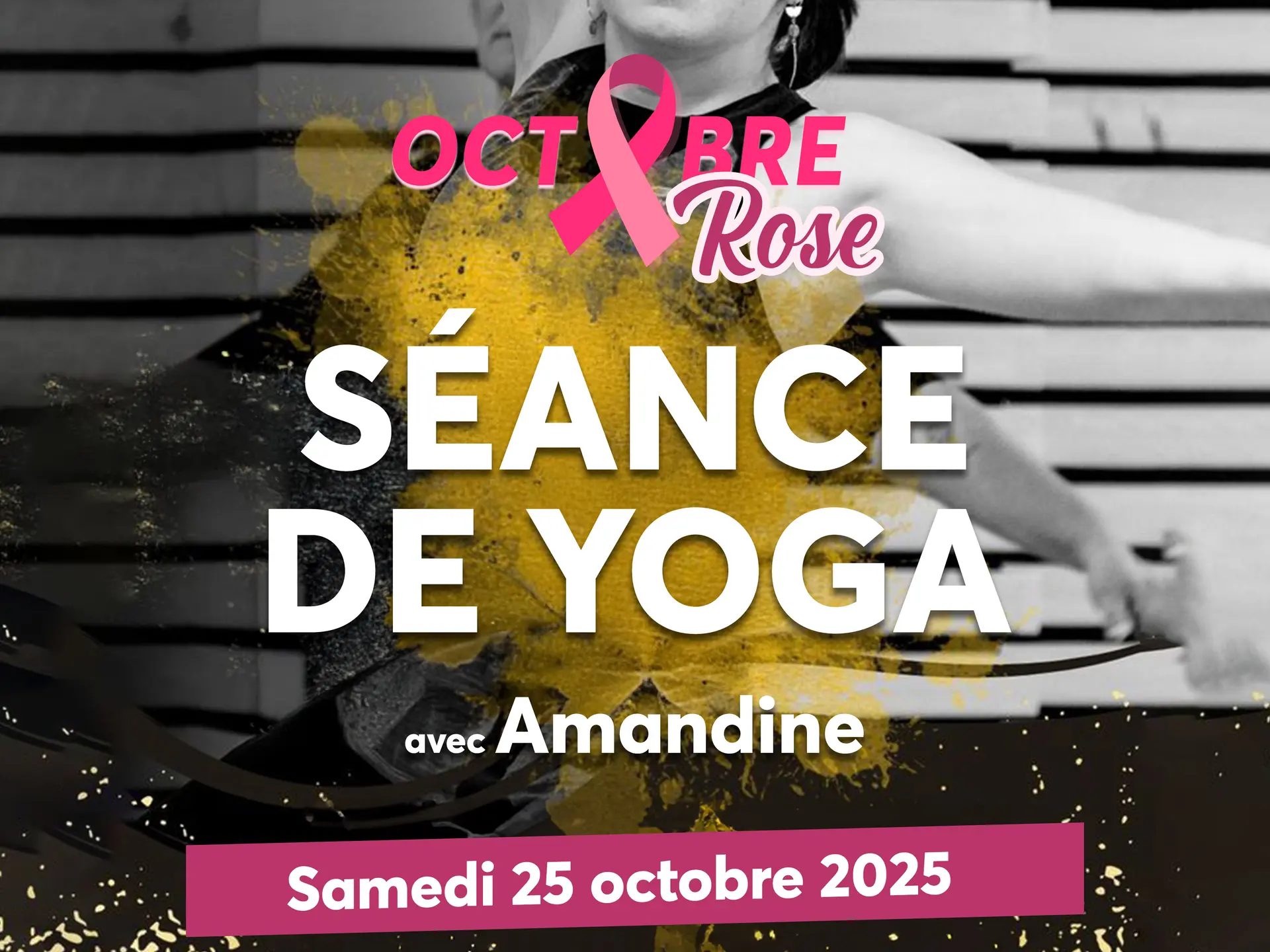 Atelier yoga dans le cadre d'Octobre Rose_Les Contamines-Montjoie