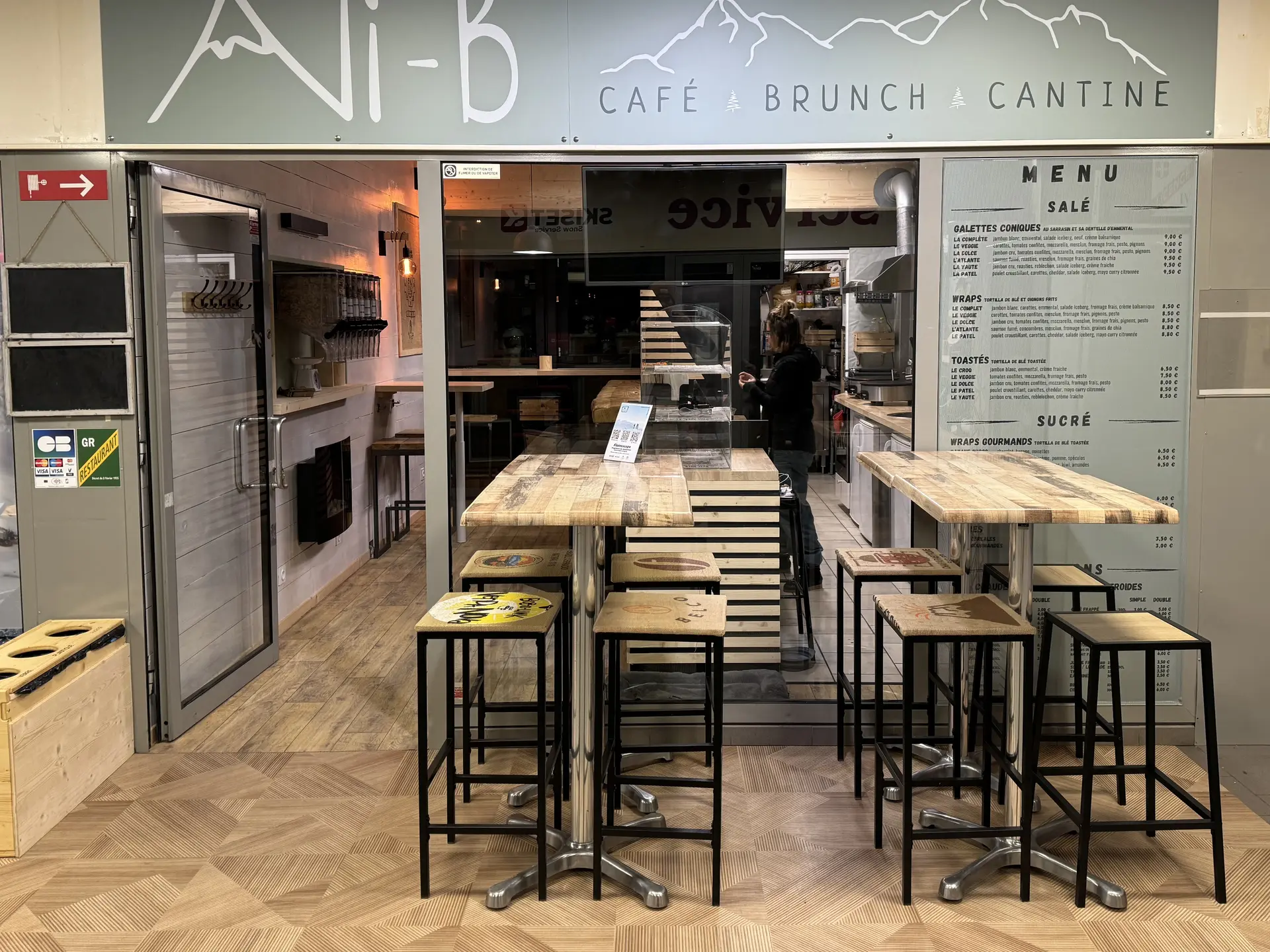 Front of the restaurant