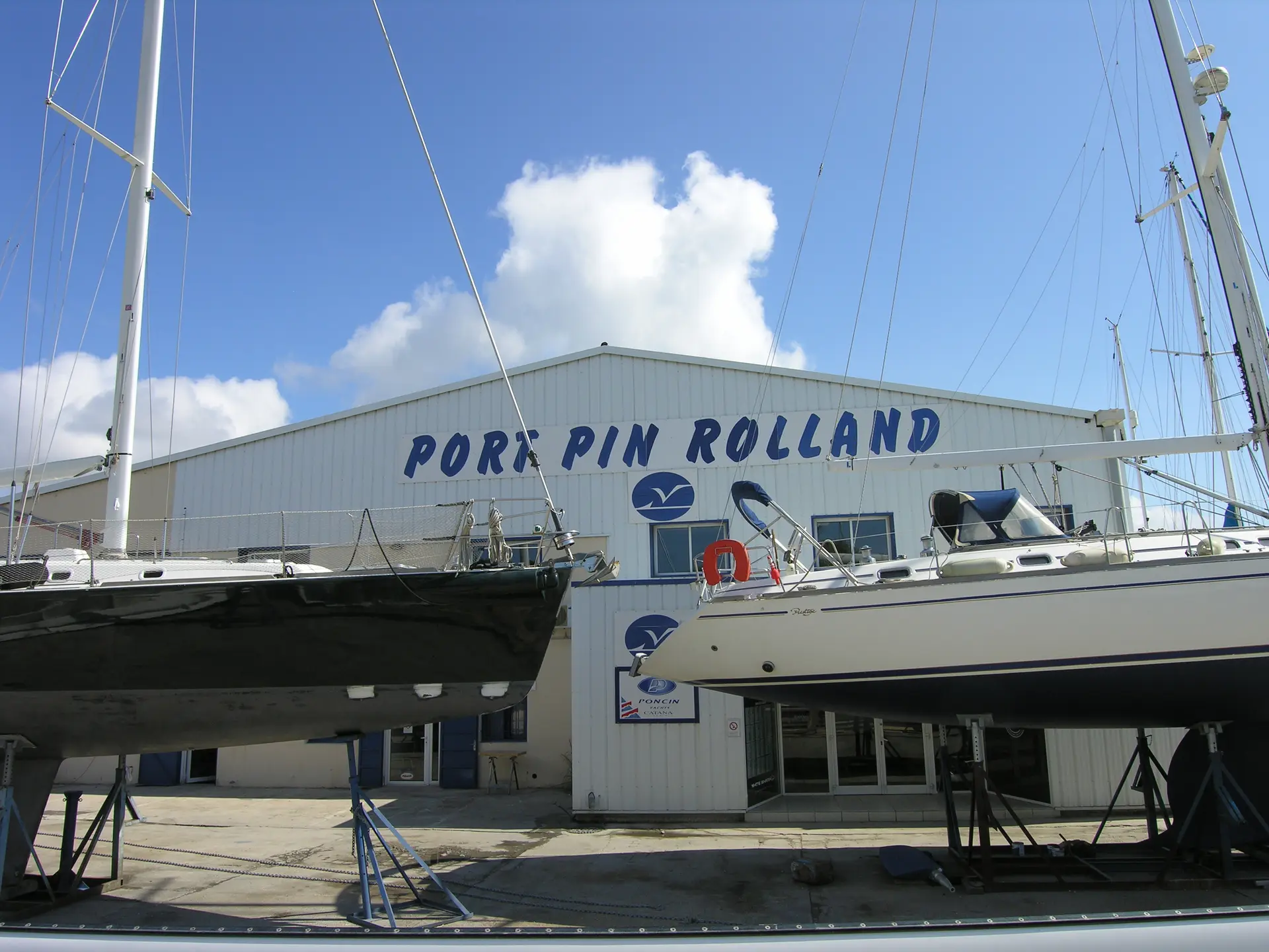dans la baie du Lazaret