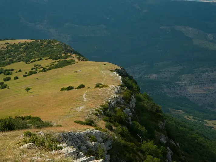 Vue sur la crête de Saint-Cyr