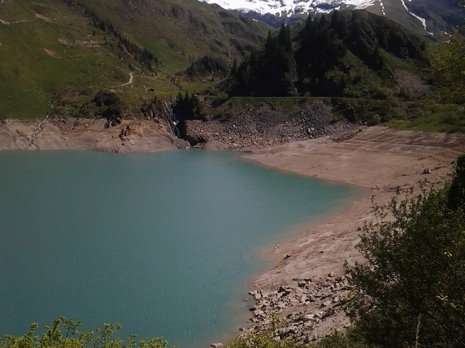 La retenue de la Gittaz