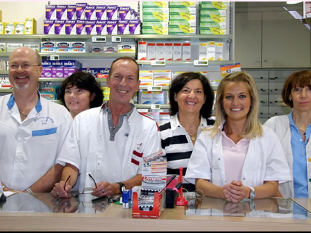 Corinne Remy et son équipe Pharmacie Hanbury: