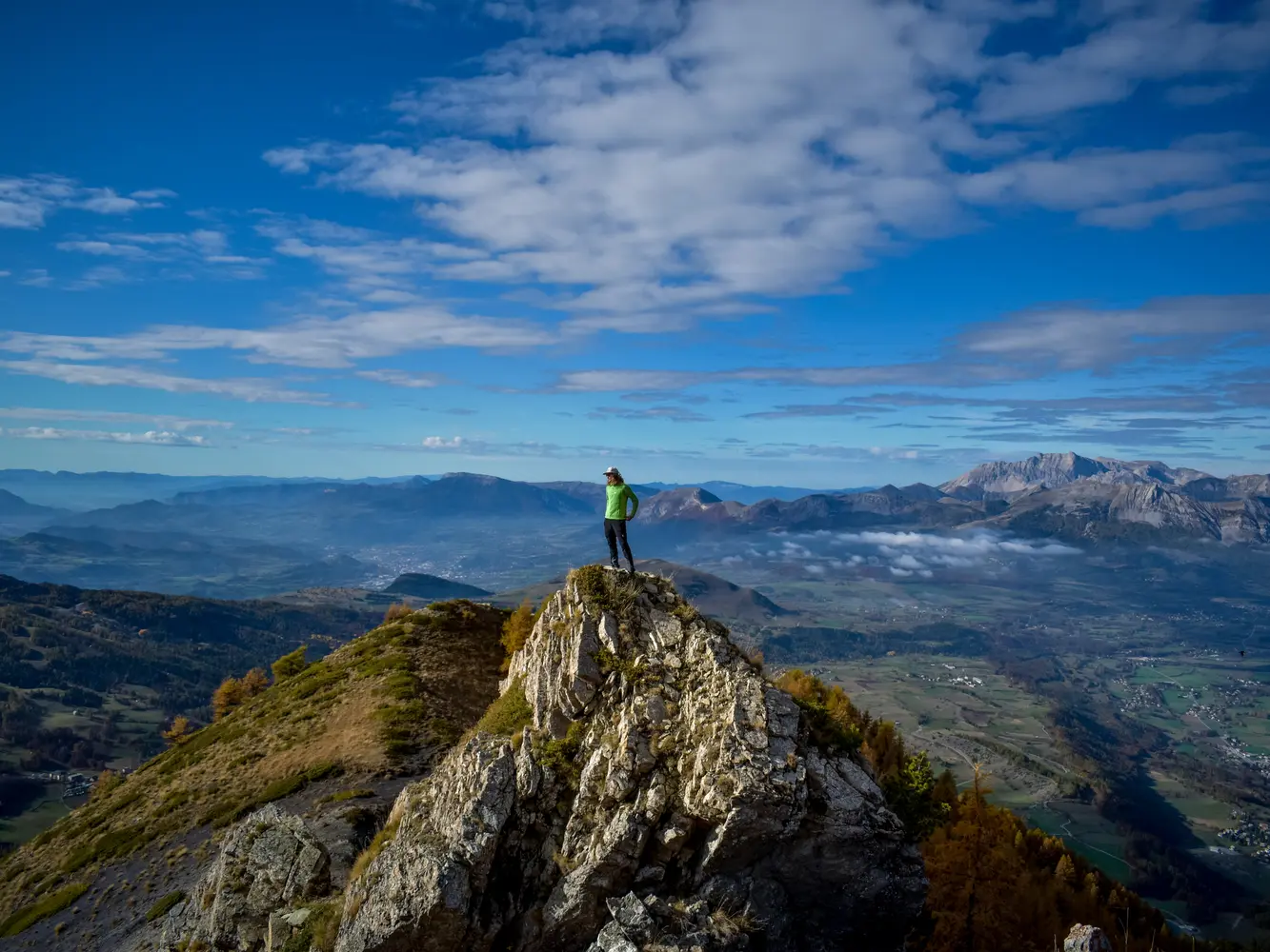 Randonnée pédestre au Cuchon de Saint Léger les Mélèzes
