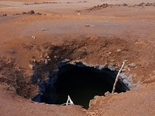 Rare sont les photos qui ont pu être prises de ce mystérieux gouffre, secrètement gardé par le majestueux Lac de Yaté