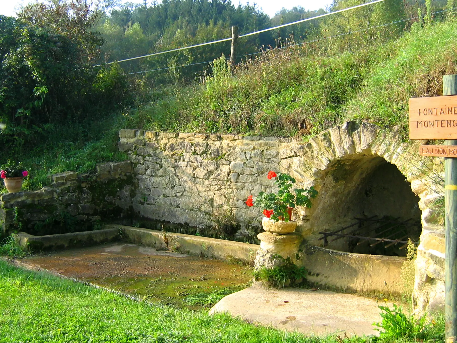 Une fontaine