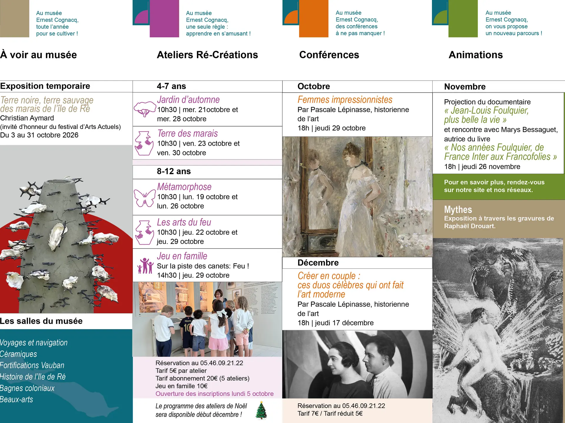 Les Ateliers Ré-Créations du Musée Ernest Cognacq_Saint-Martin-de-Ré