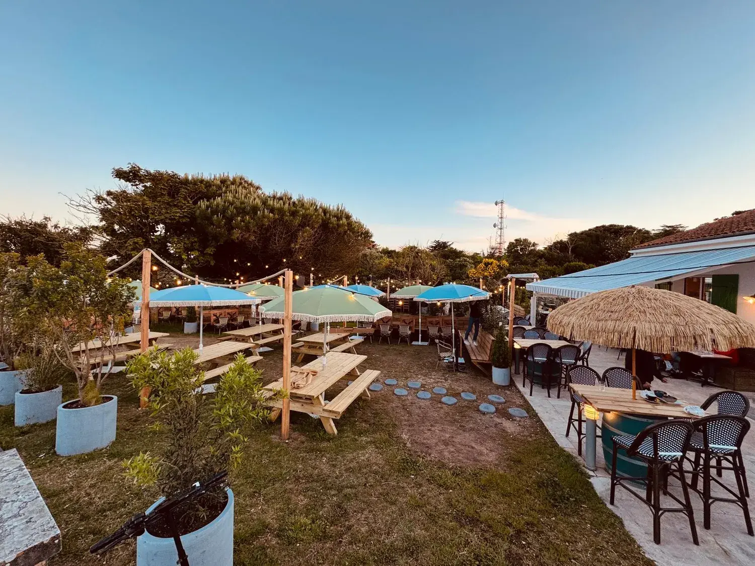 Terrasse du café du phare