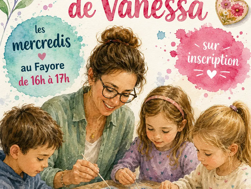 Atelier artistique de Vanessa