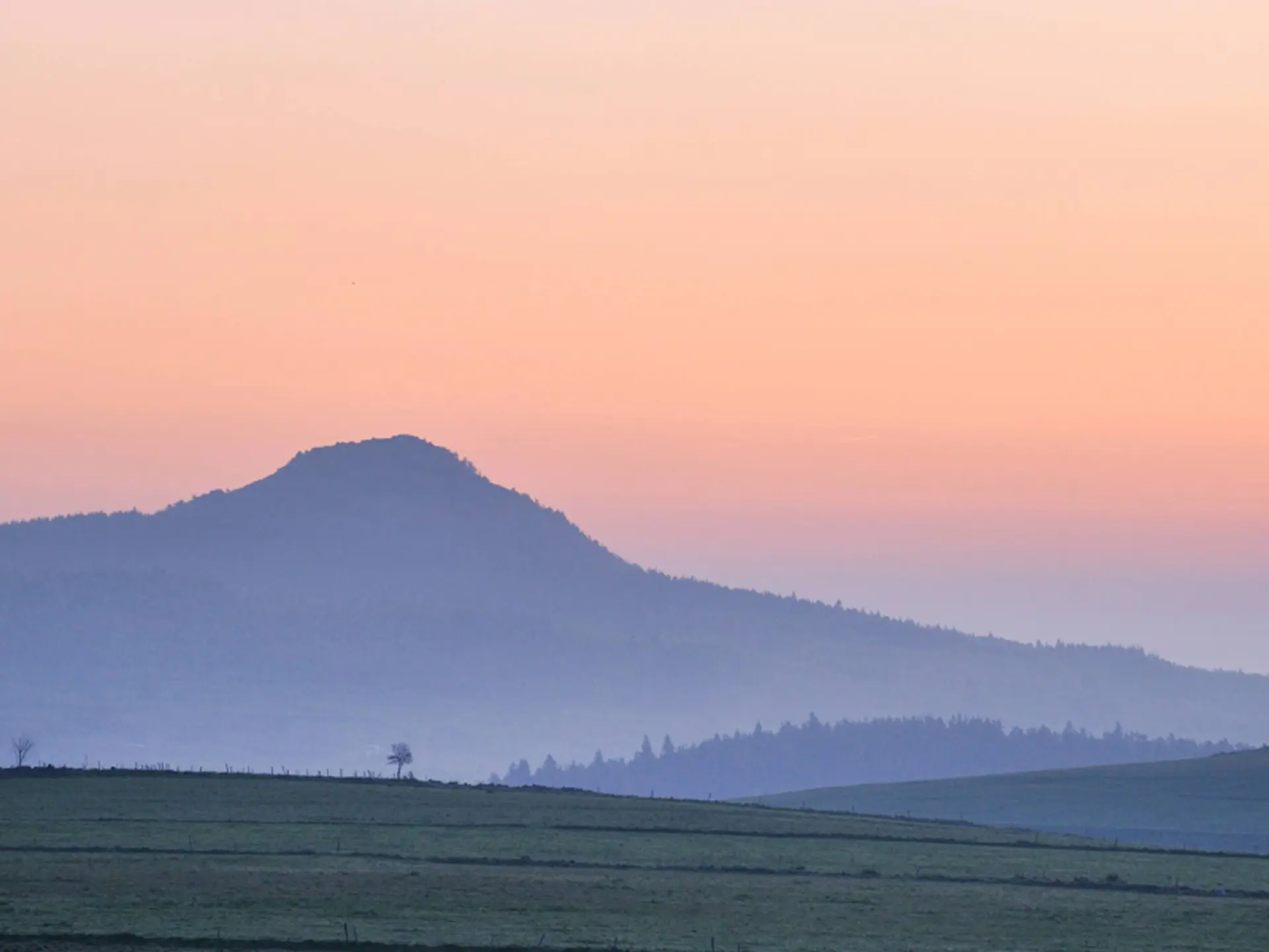 Pic du Lizieux au lever du soleil