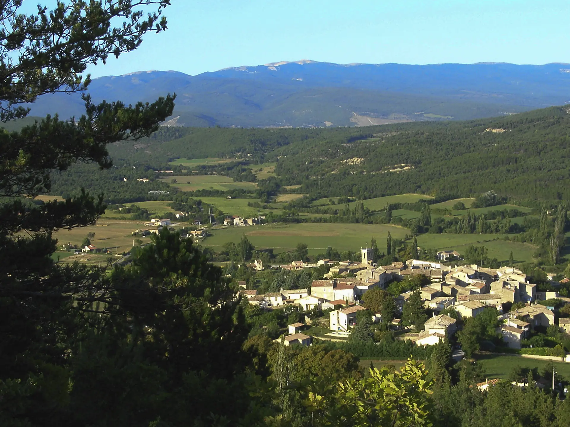 Vue sur le village