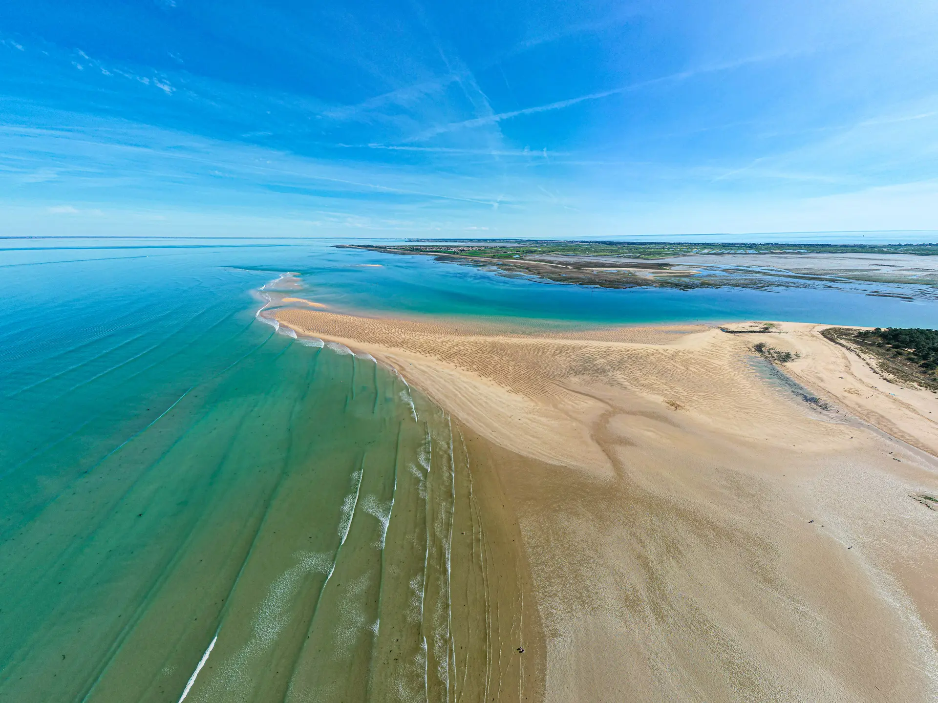 Banc du Bûcheron en vue aérienne