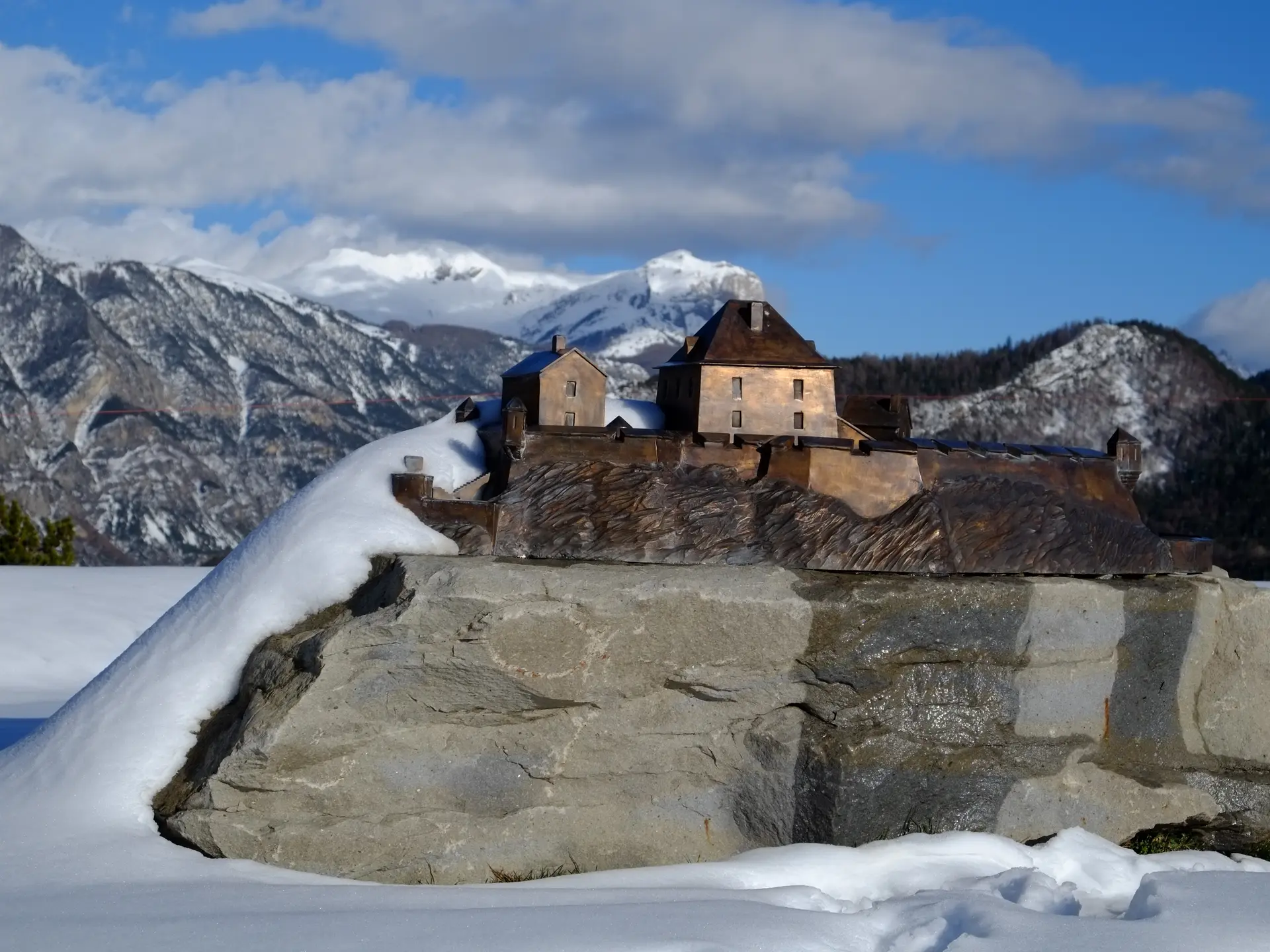 Maquette du fort Saint-Vincent - VIAPAC