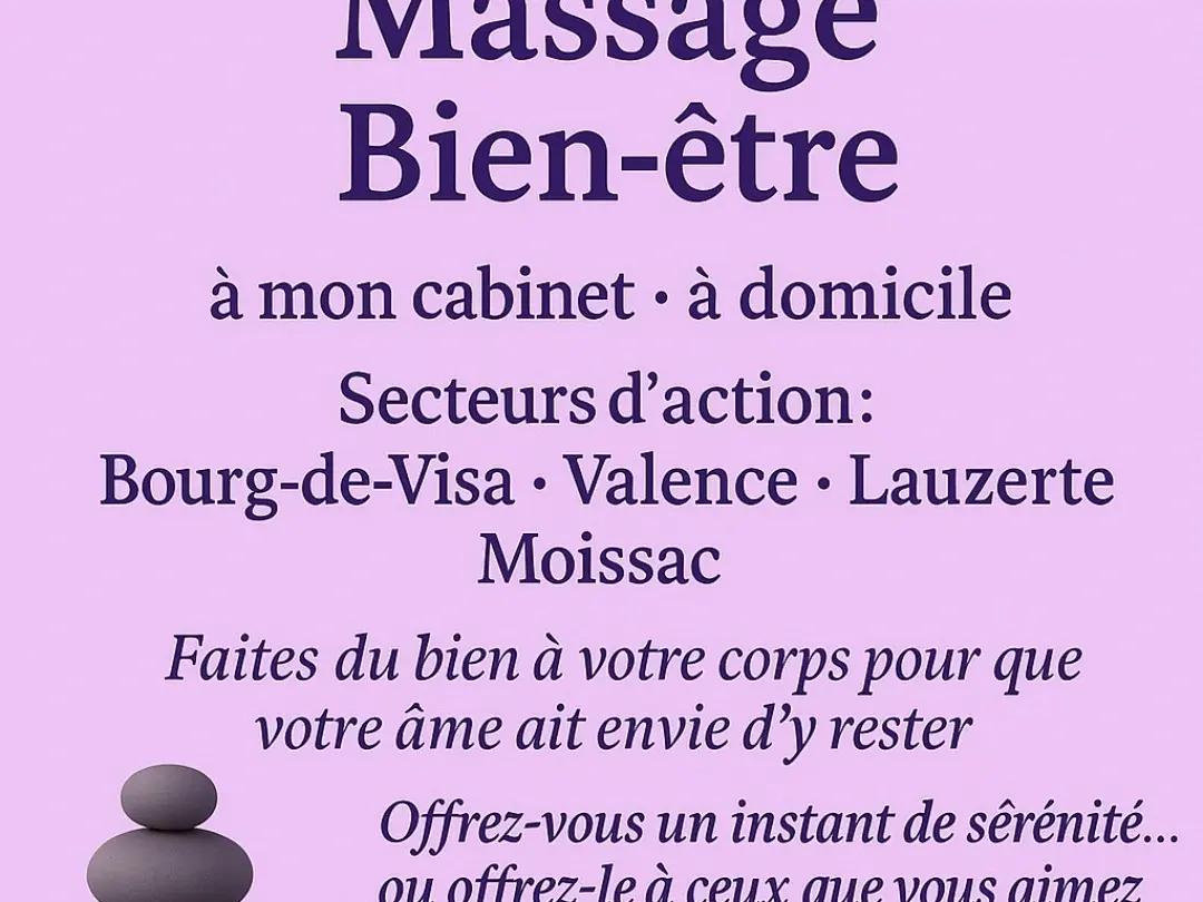 Les Massages de Christelle - affiche