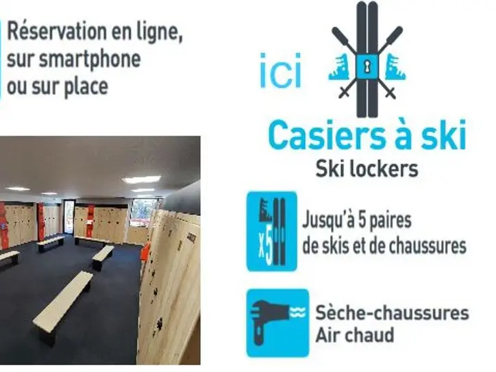 Consigne skis & bagages au Rosay_Le Grand-Bornand
