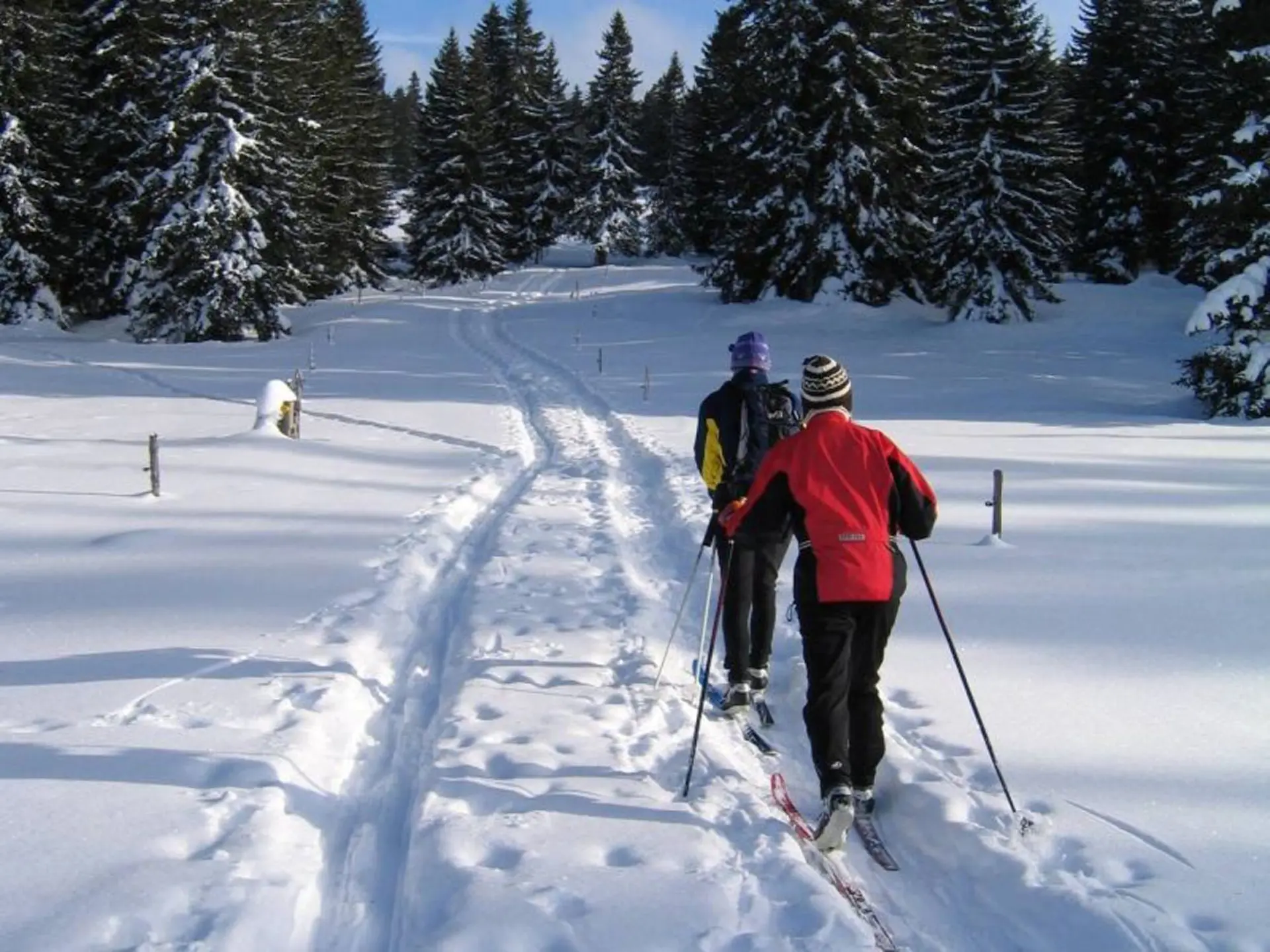 Itinéraire nordique Col du Feu - Foyer des Moises