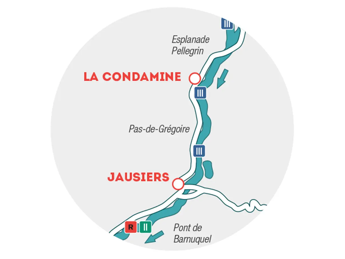 Parcours d'eau vive Haute-Ubaye