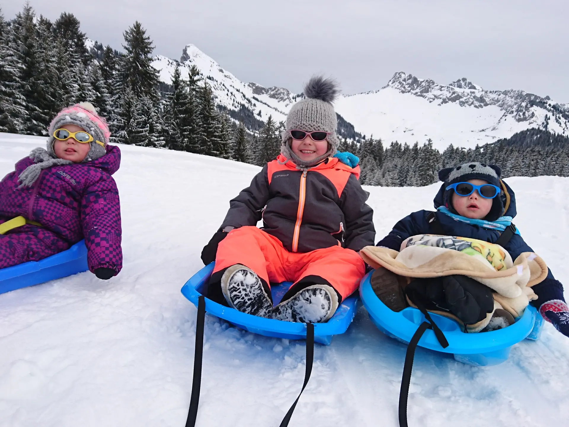 Piste de luge des Chalets de la Mary