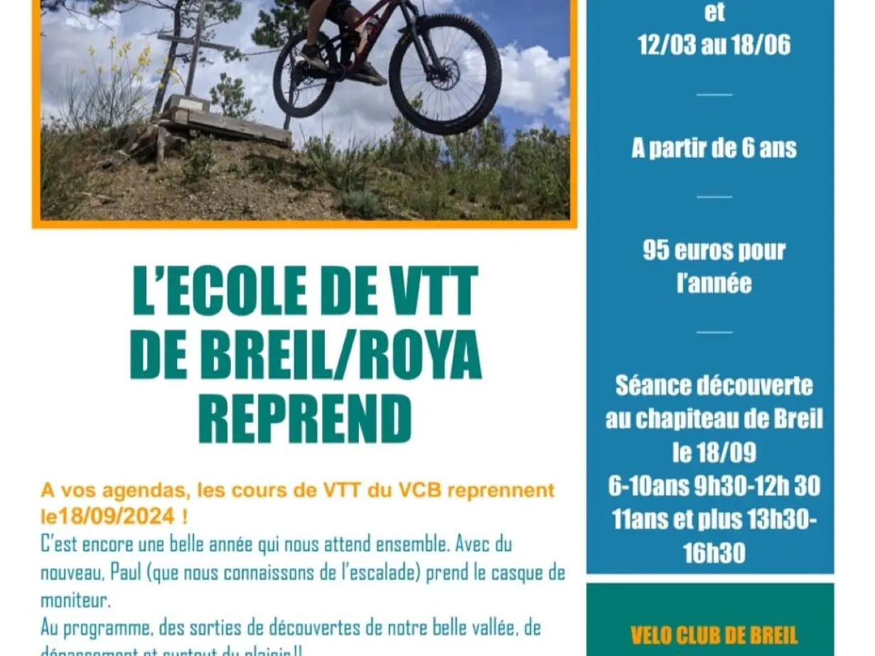 Ecole de VTT de Breil sur Roya