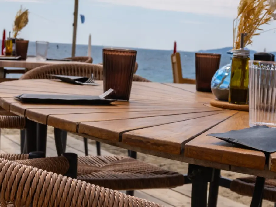 Restaurant et plage privée à La Londe
