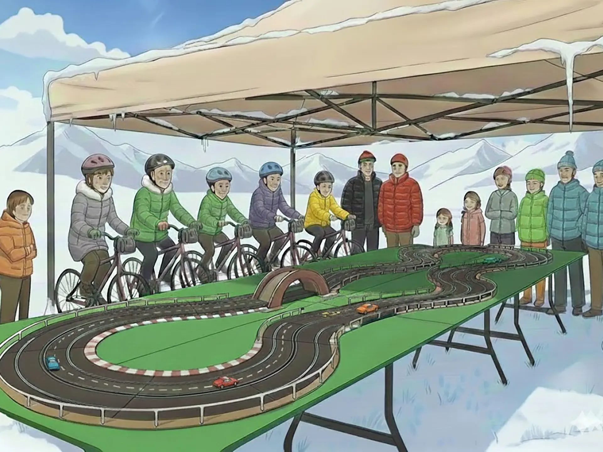 Activité pédalo car