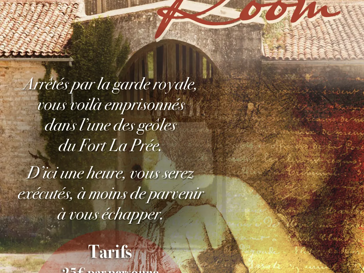 Affiche de l'escape room