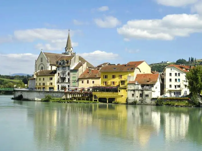 ViaRhôna - Vue de Seyssel