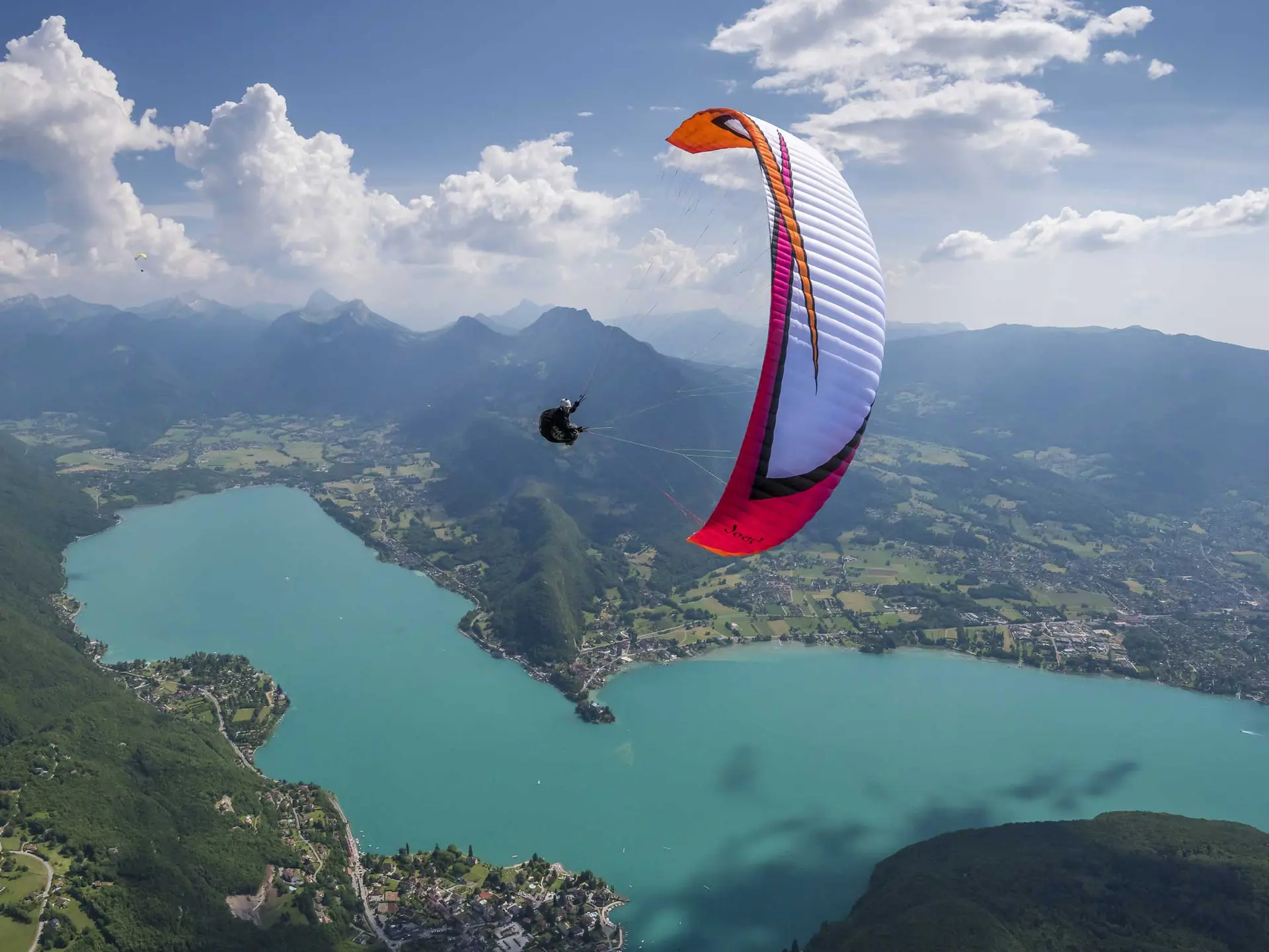 parapente lac