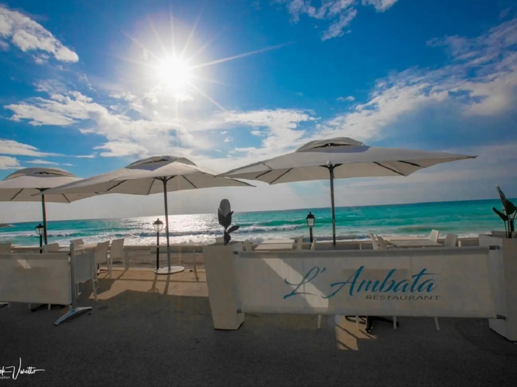 Terrasse bord de mer