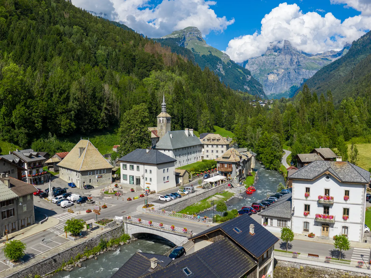 Dorp van Sixt Fer à Cheval