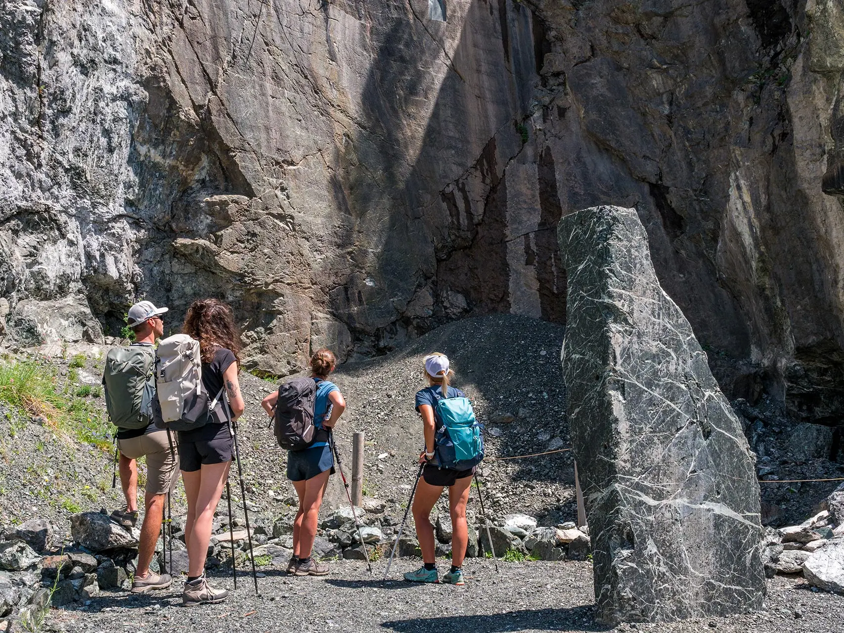 Carrière de marbre de Maurin