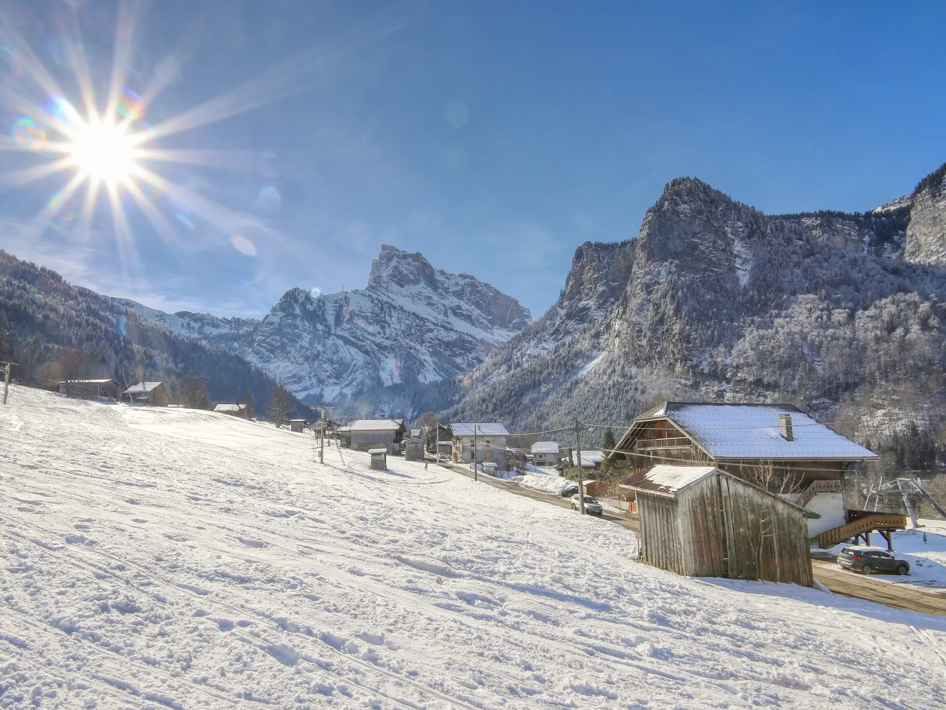Vue depuis le chalet des Coppons