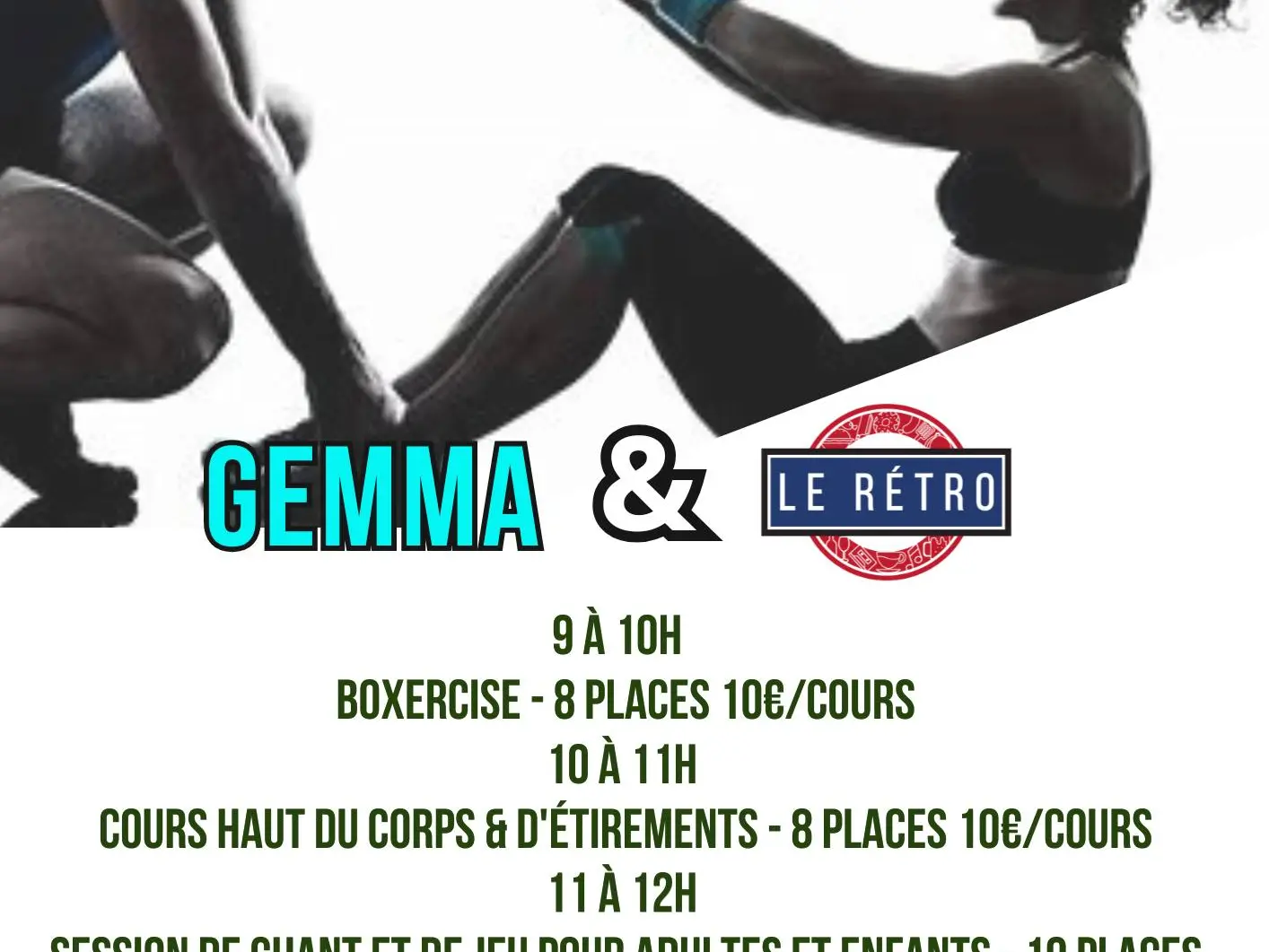 Cours de sport au Rétro