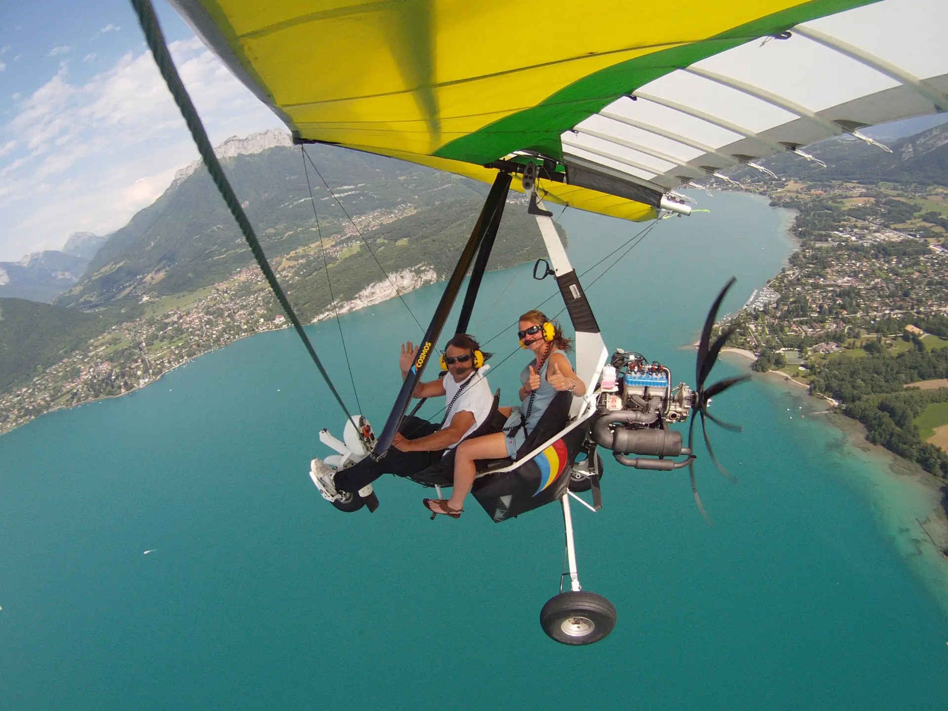 vol ULM lac d'Annecy