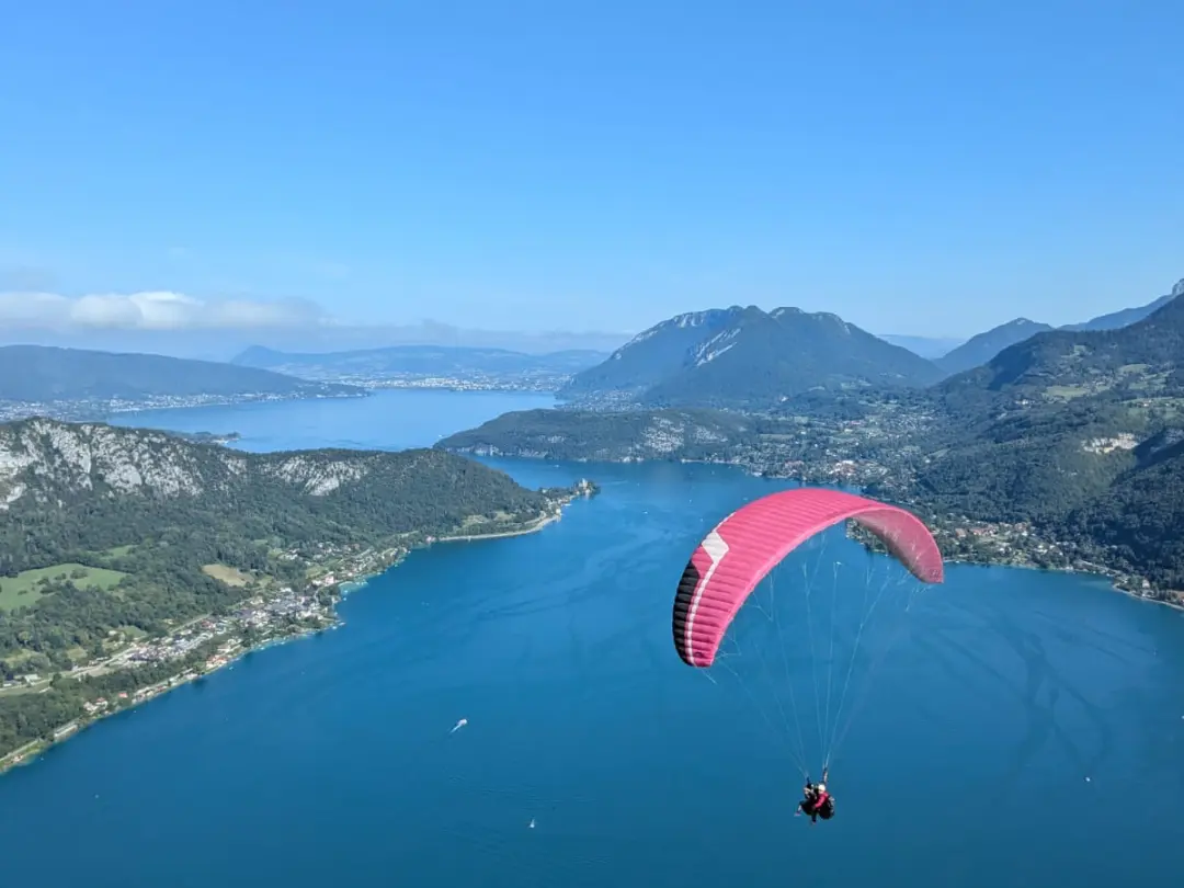 Vue sur le lac d'Annecy