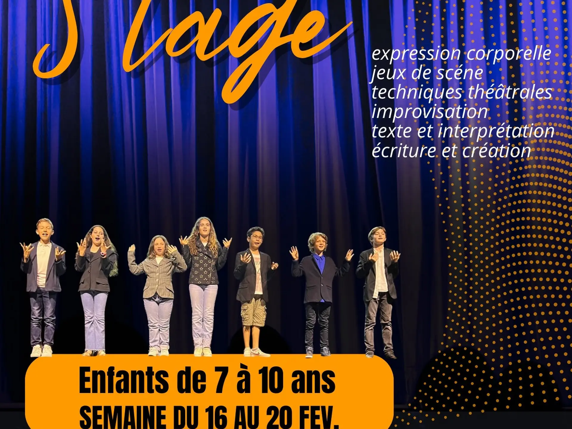 Affiche stage theatre