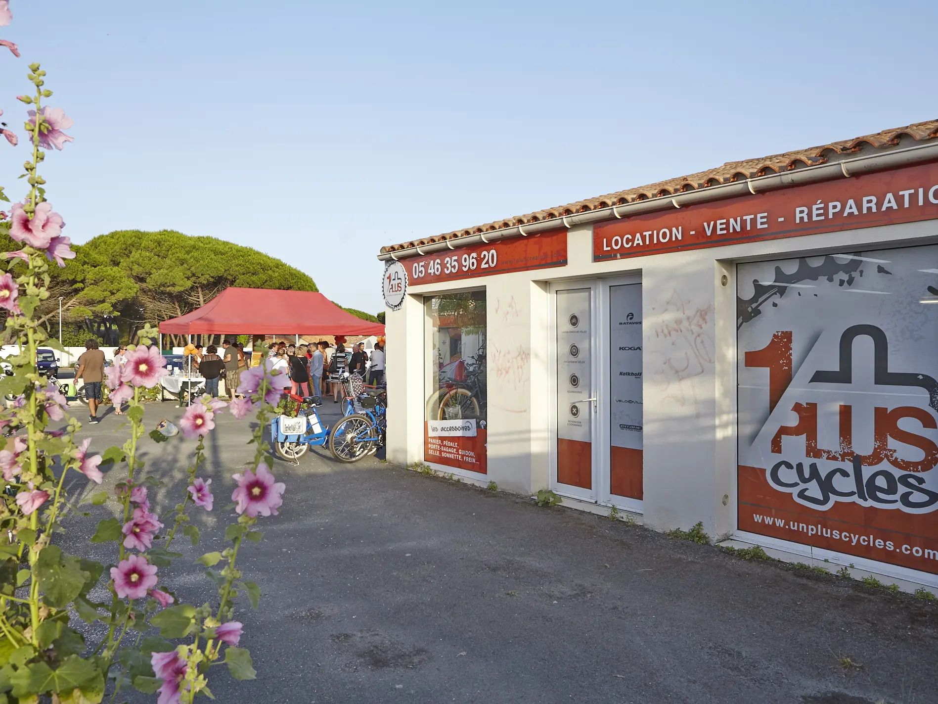 Façade de la boutique