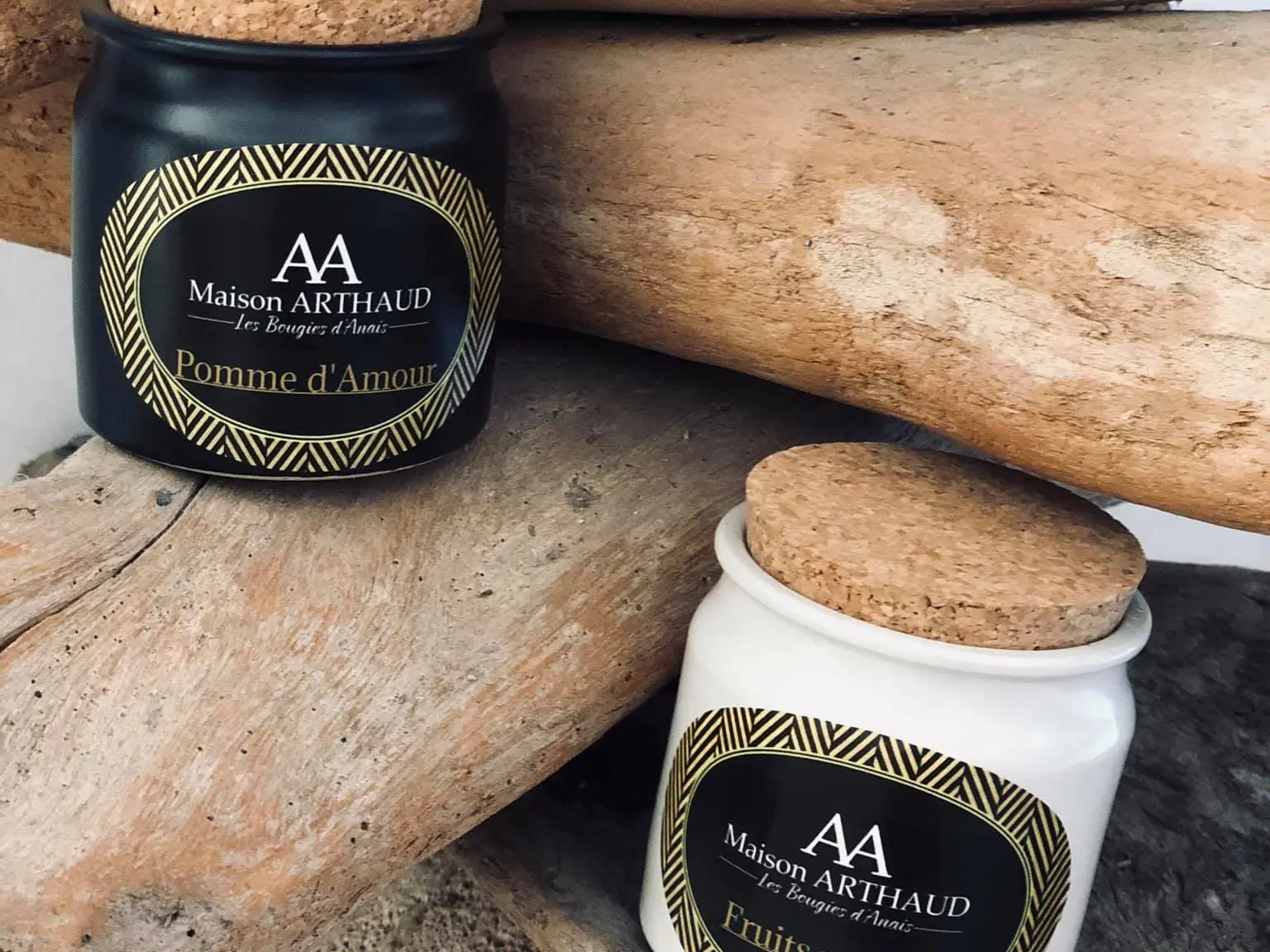 Bougies naturelles parfumées