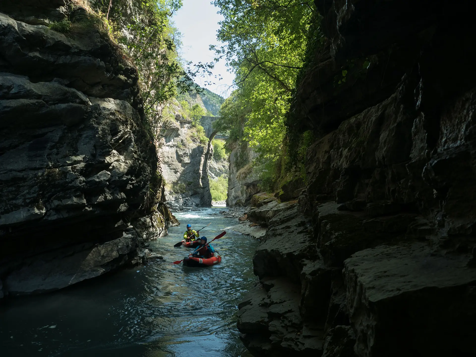 Kayak air avec Crazy Water Rafting