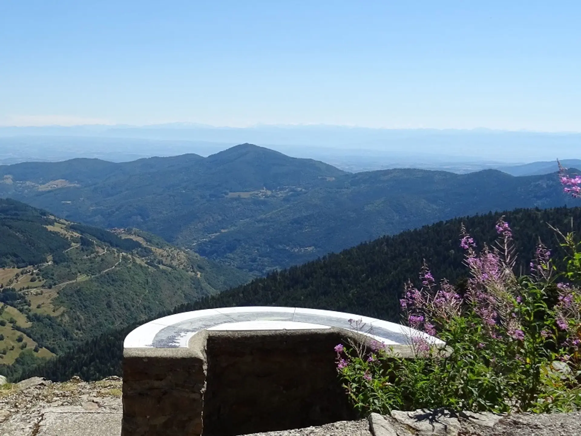 Vue sur la vallée de la Cance