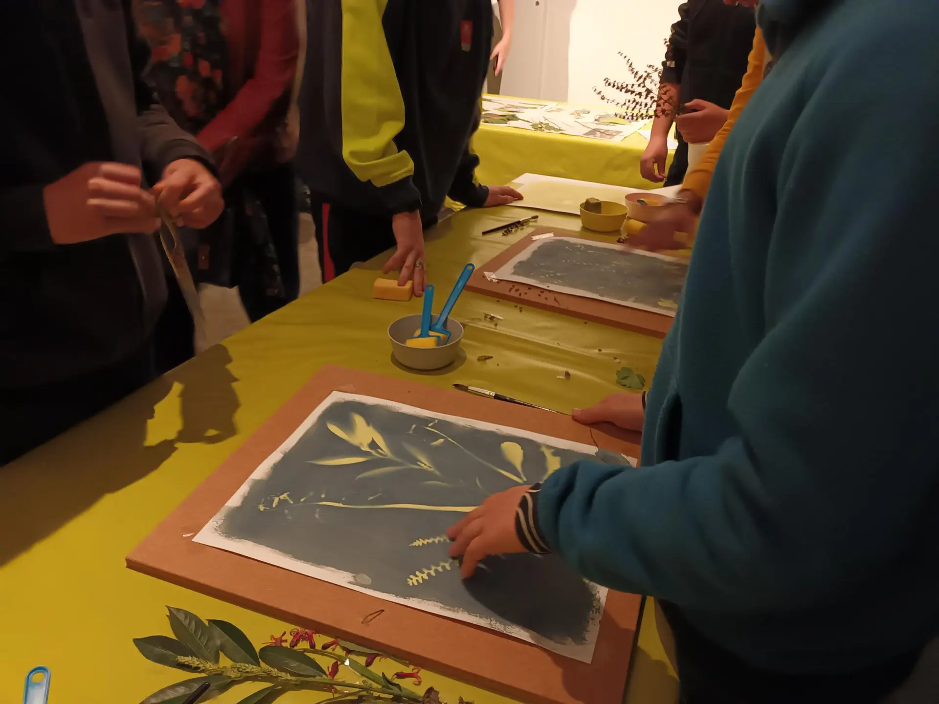 Des participants à l'atelier