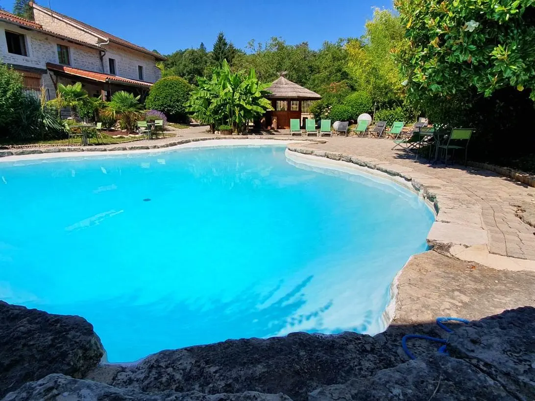 Vue terrasse piscine