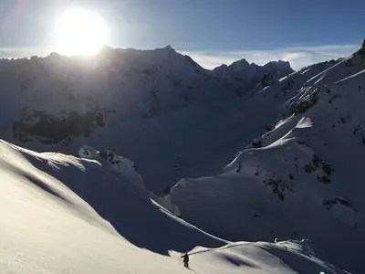 Ski de randonnée avec le Bureau des Guides de la Grave