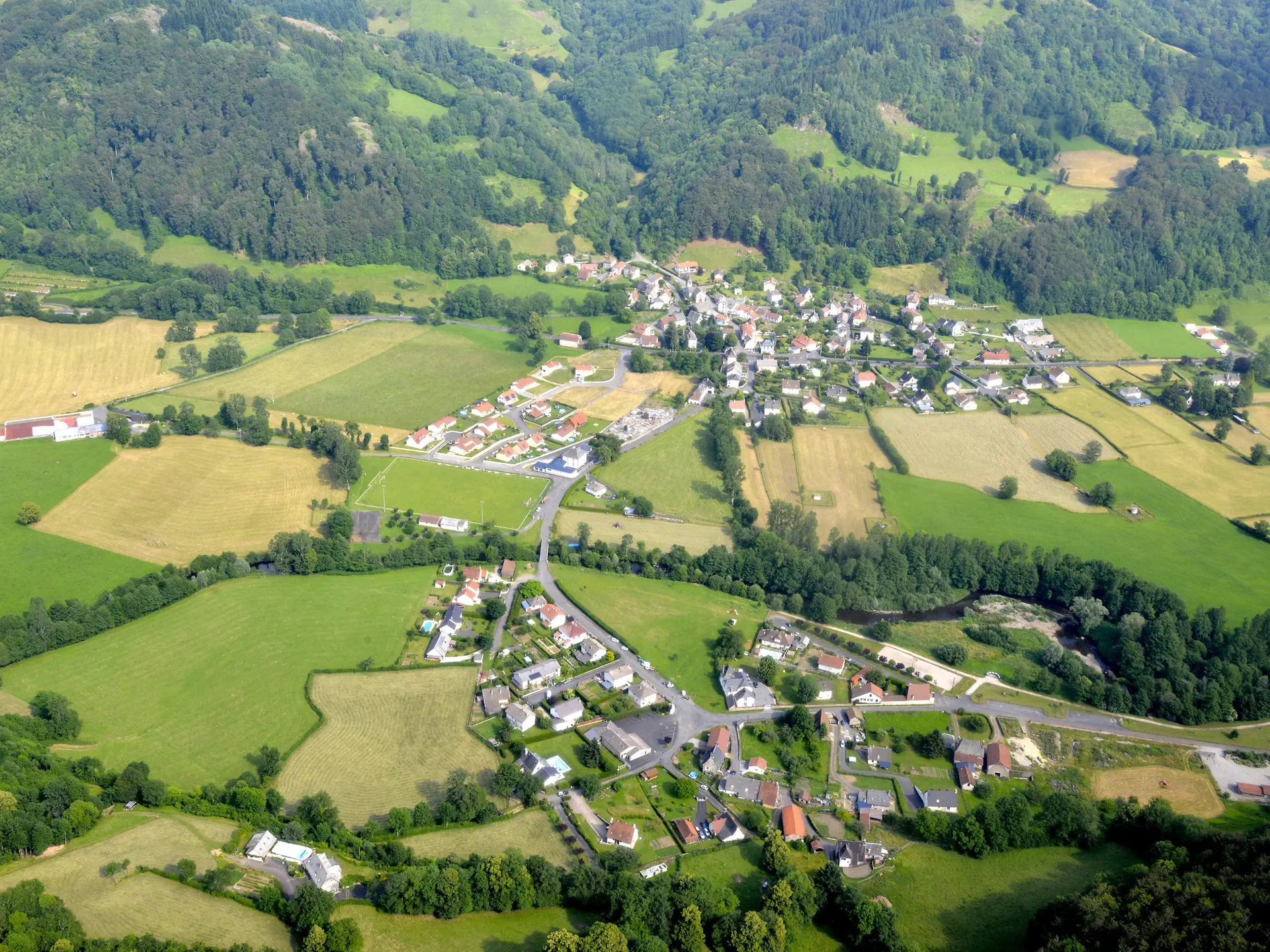 Vue aérienne