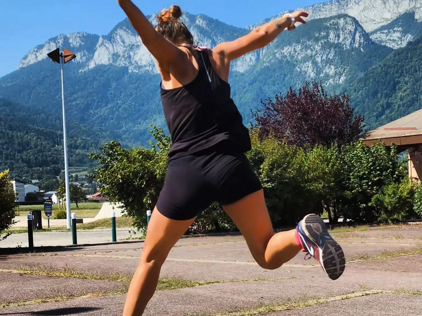 Coaching sportif en groupe à l'extérieur_Doussard