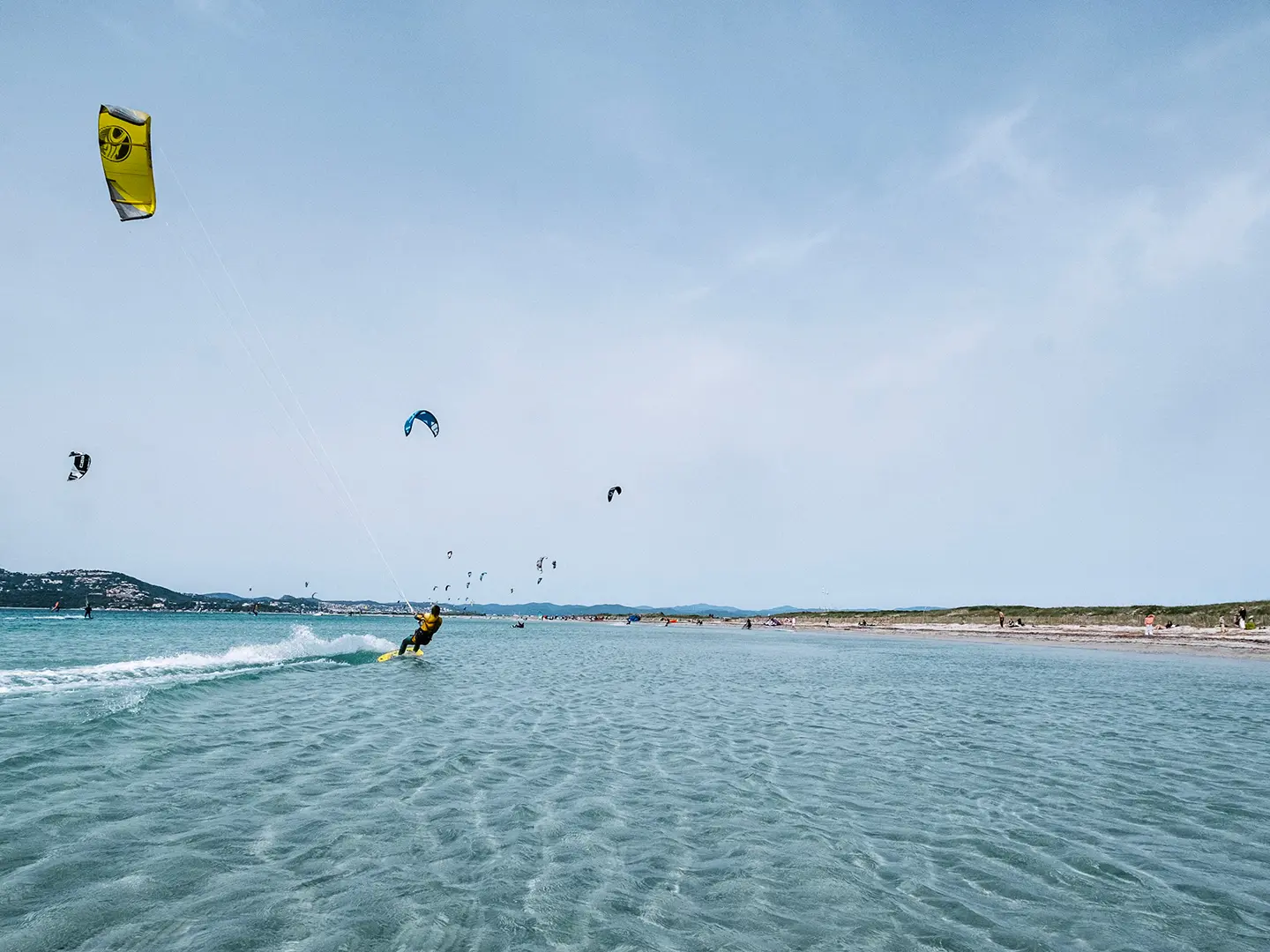 Kite surf à l'Almanarre